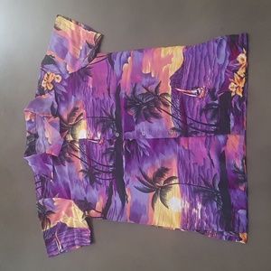 Hawaiian tropical button-down shirt men's size XS